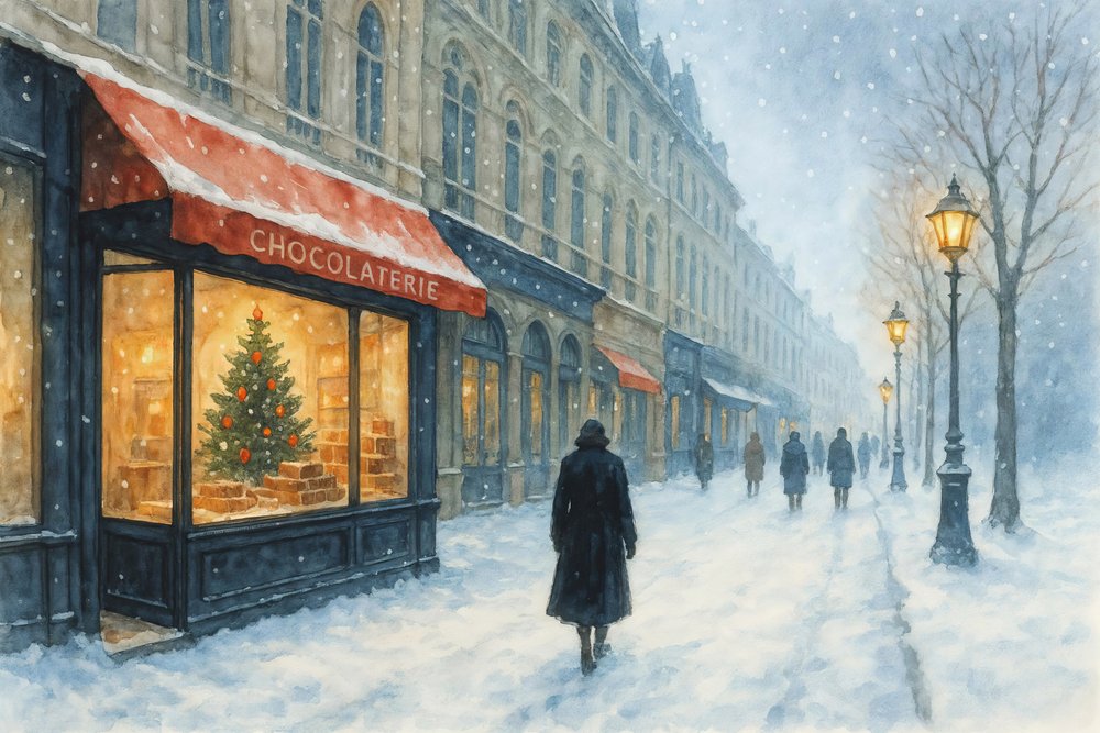 Winter City Chocolaterie door Natalie Bruns