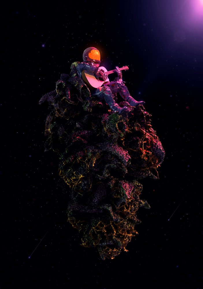De kosmische serenade van de astronaut door Nicebleed