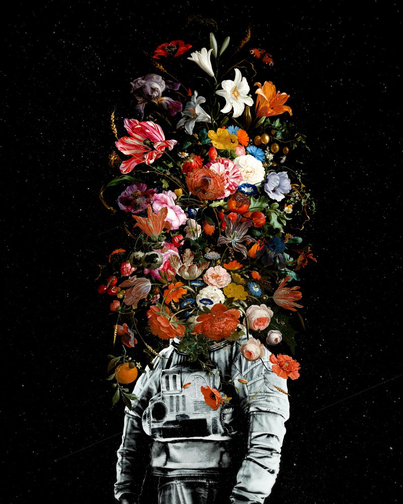 Bloeiende Astronaut door Nicebleed