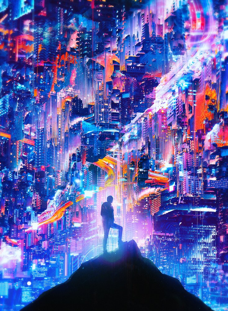 Neon City Dreamer door Nicebleed