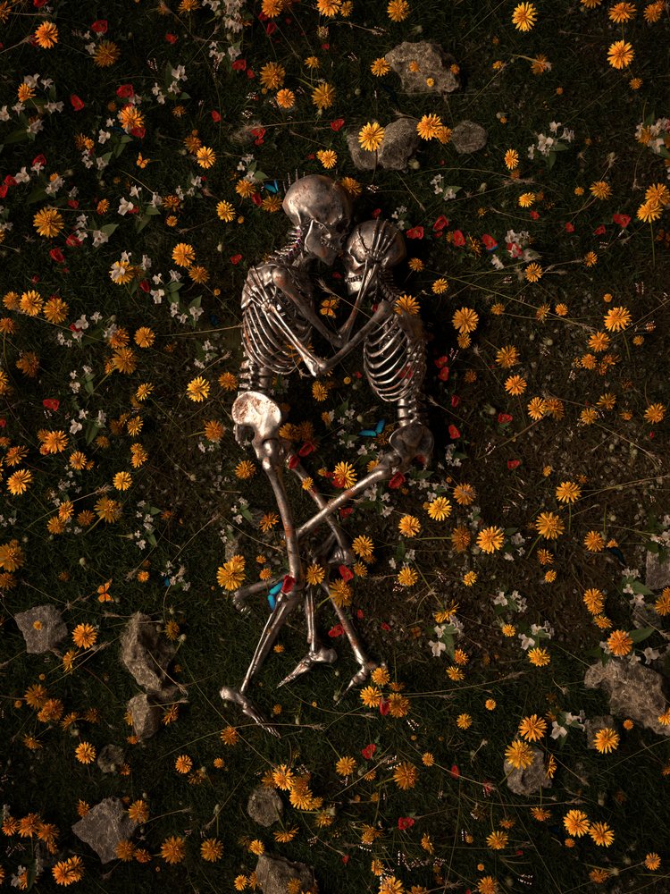 Skeletons In Love door Nicebleed
