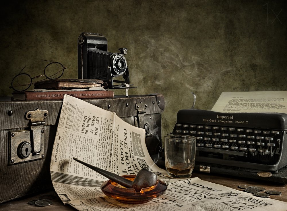 Vintage schrijftafel door Nick Walton