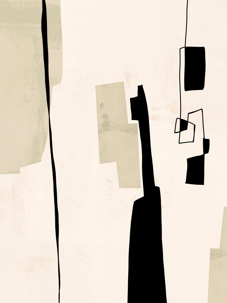 Vloeiende abstracte vormen door Nikita Jariwala