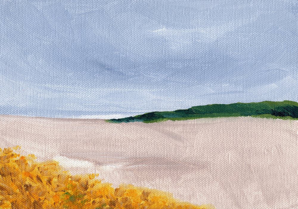 Kust van Golden Dunes door Nikita Jariwala
