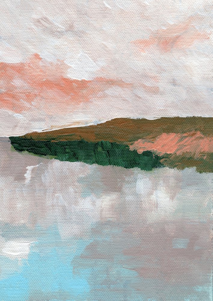 Rustig abstract landschap door Nikita Jariwala
