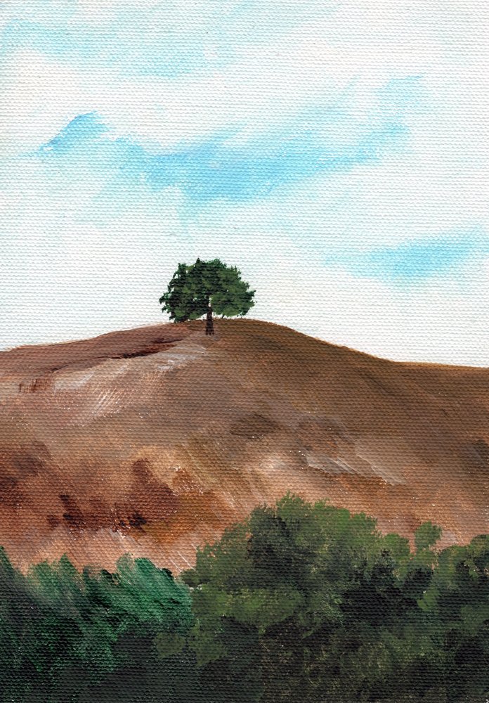 De boom op Solitary Hill door Nikita Jariwala