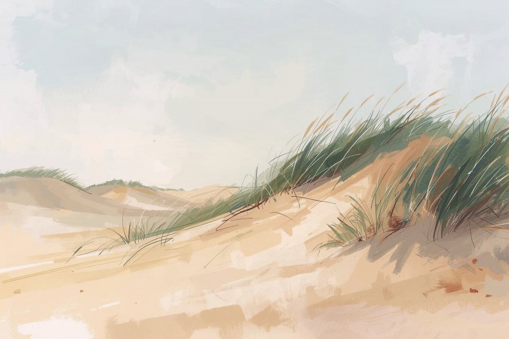 Rustige zandduinen door Ohkimiko