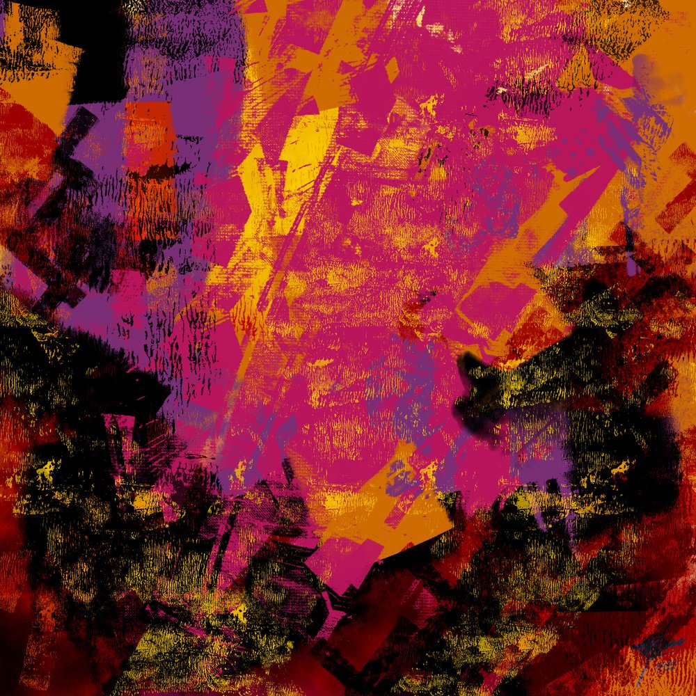 Energiek, abstract en grunge door Osvaldo Russo