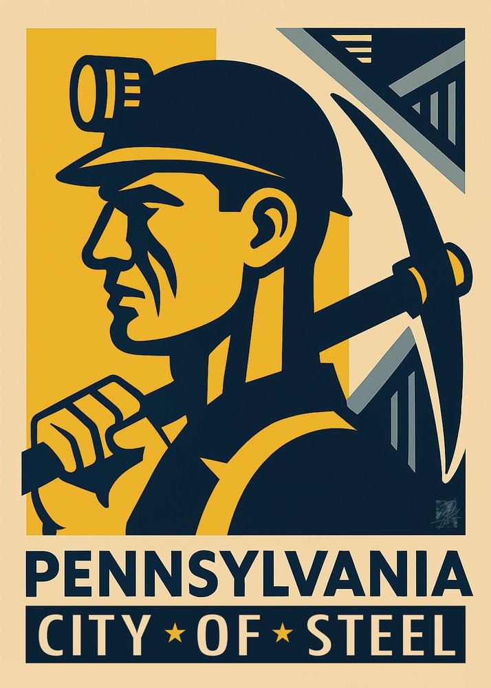 Steel City Miner door Osvaldo Russo