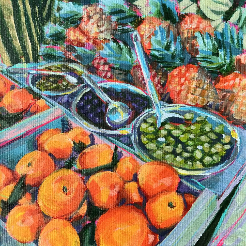 Kleurrijke marktproducten door Pauline Wegman | Key and Sea Creative