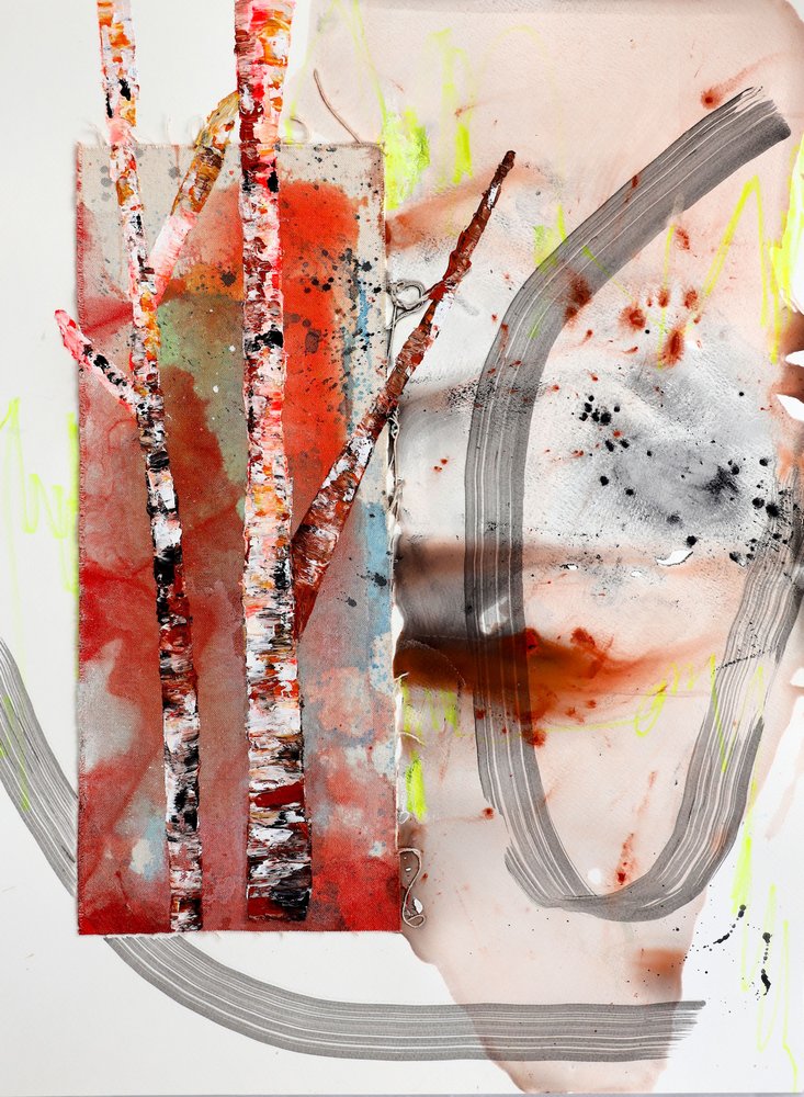 Abstract: Berkenbos door Poonam Choudhary