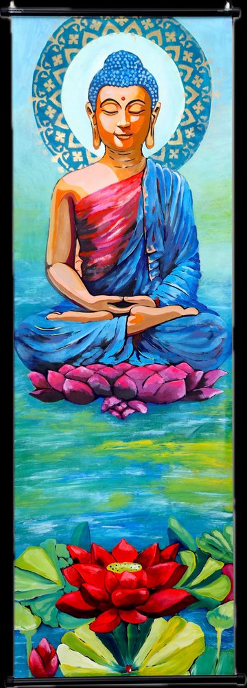 Serene Boeddha-lotus door Poonam Choudhary