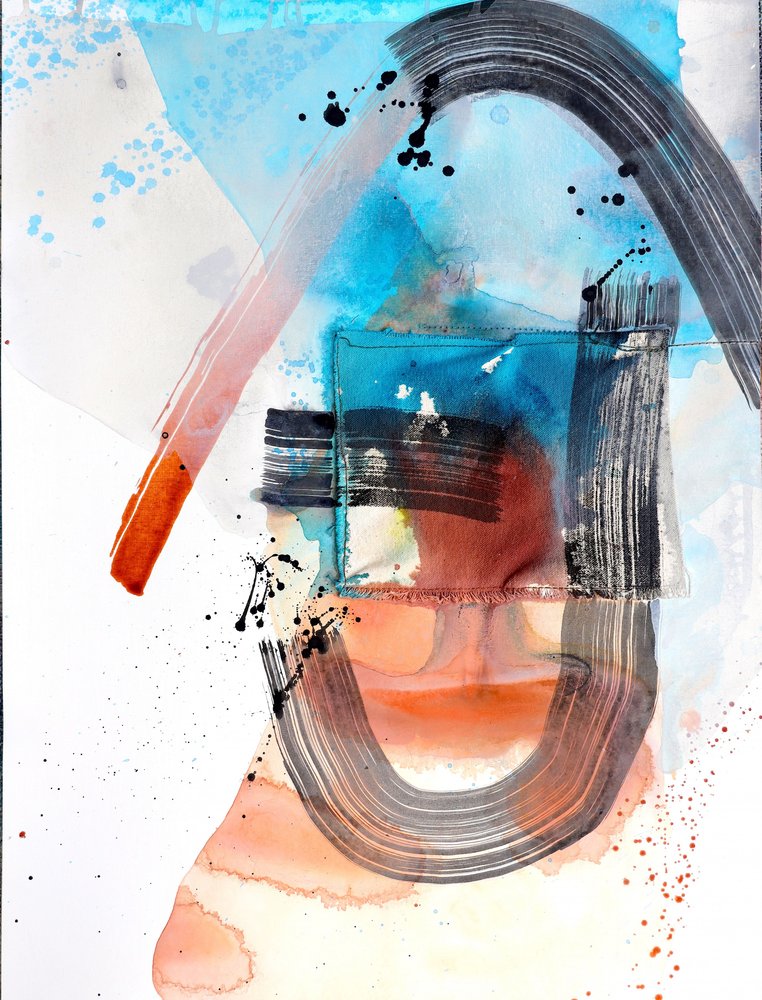 Levendige abstracte stroming door Poonam Choudhary