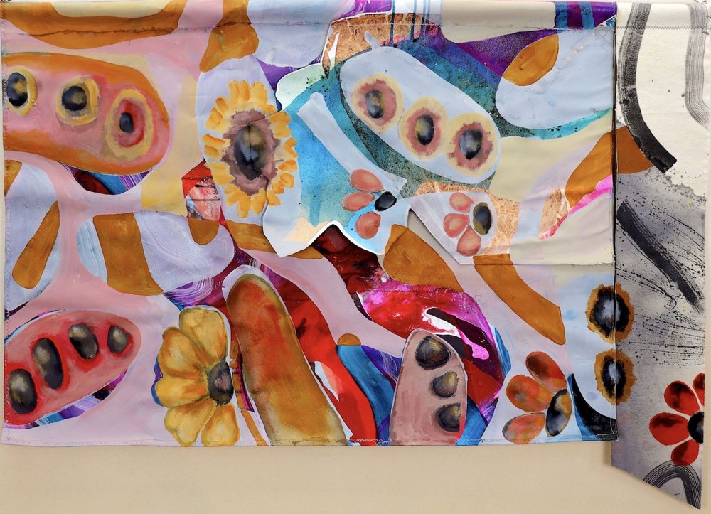 Levendige abstracte bloemen door Poonam Choudhary