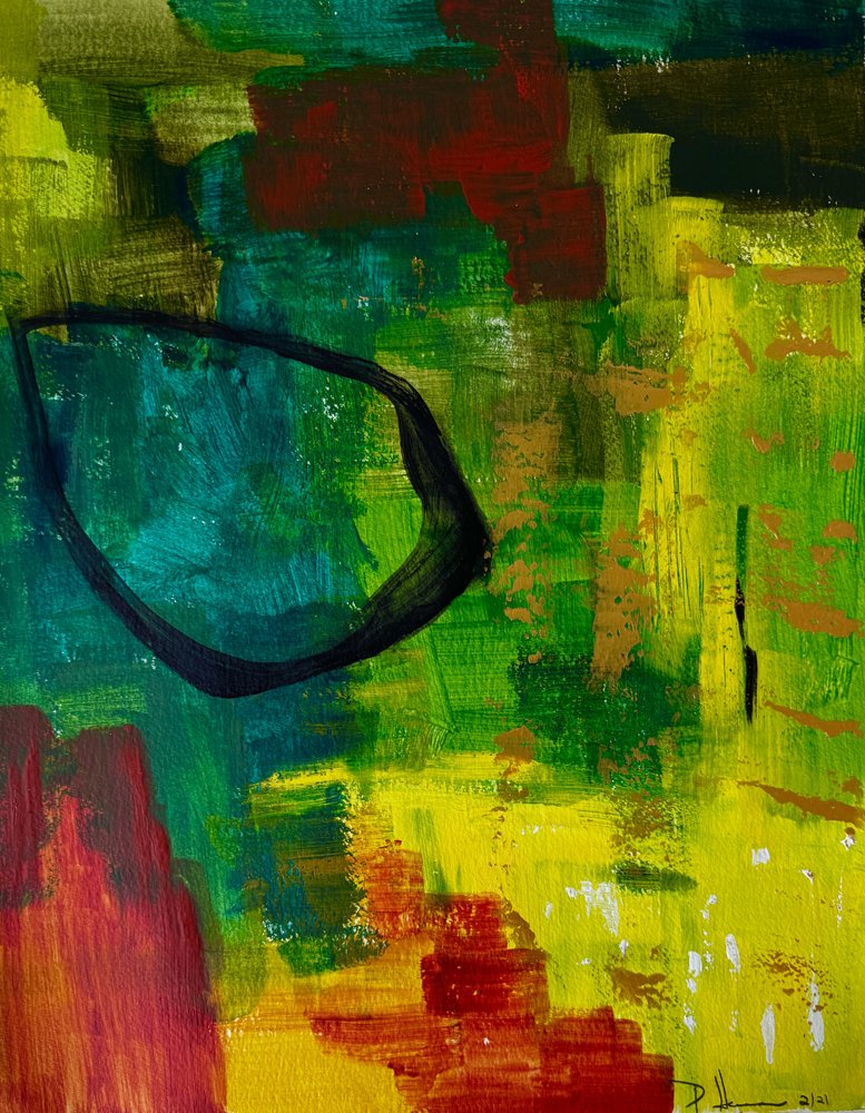 Levendige abstracte vormen door Preston Harmon