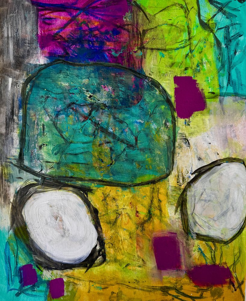 Levendige abstracte vormen door Preston Harmon