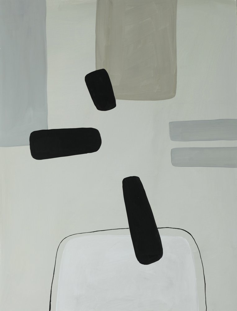 Zwevende minimalistische vormen door Renate Holzner