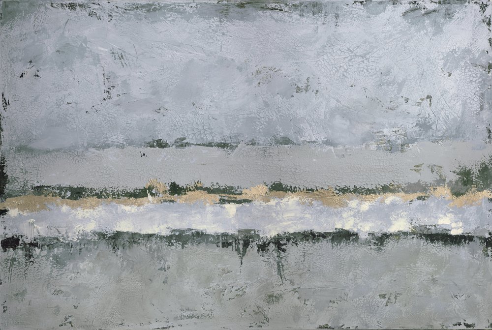 Rustige abstracte horizon door Renate Holzner