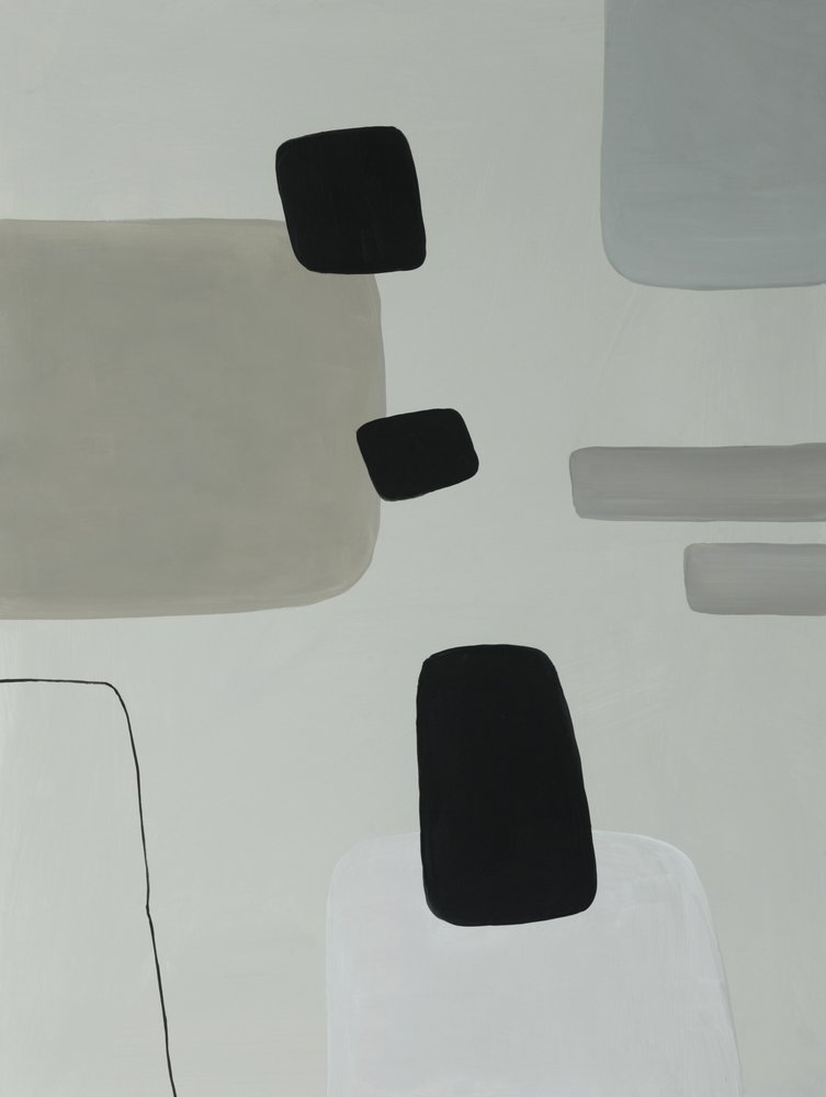 Zachte abstracte vormen door Renate Holzner