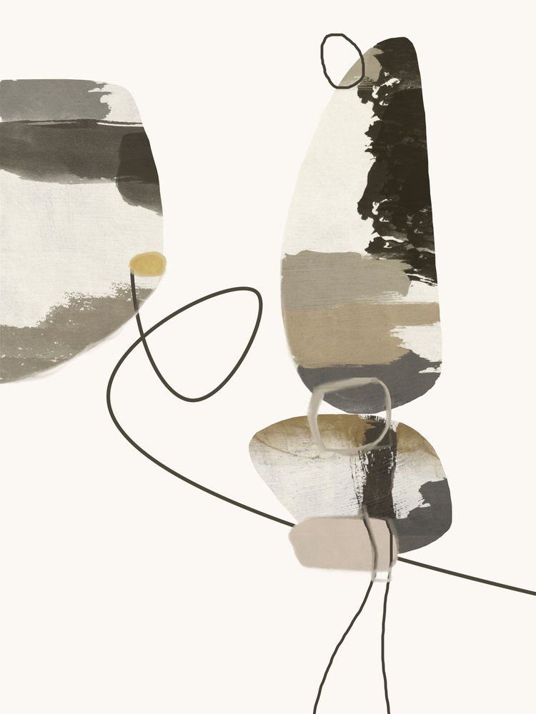 Organische abstracte vormen door Roberto Moro