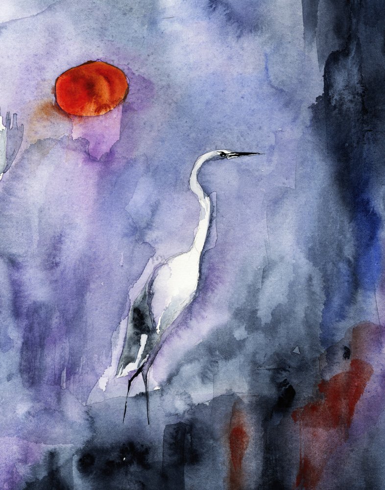 Serene Reiger bij schemering door RodMacIver