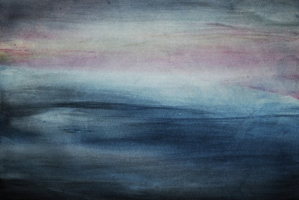Schemering aan de zeekust door RodMacIver