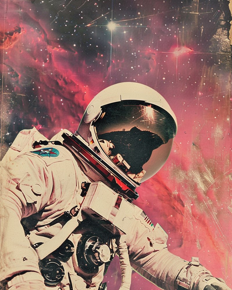 Astronaut Rode Nevel door Samantha Hearn