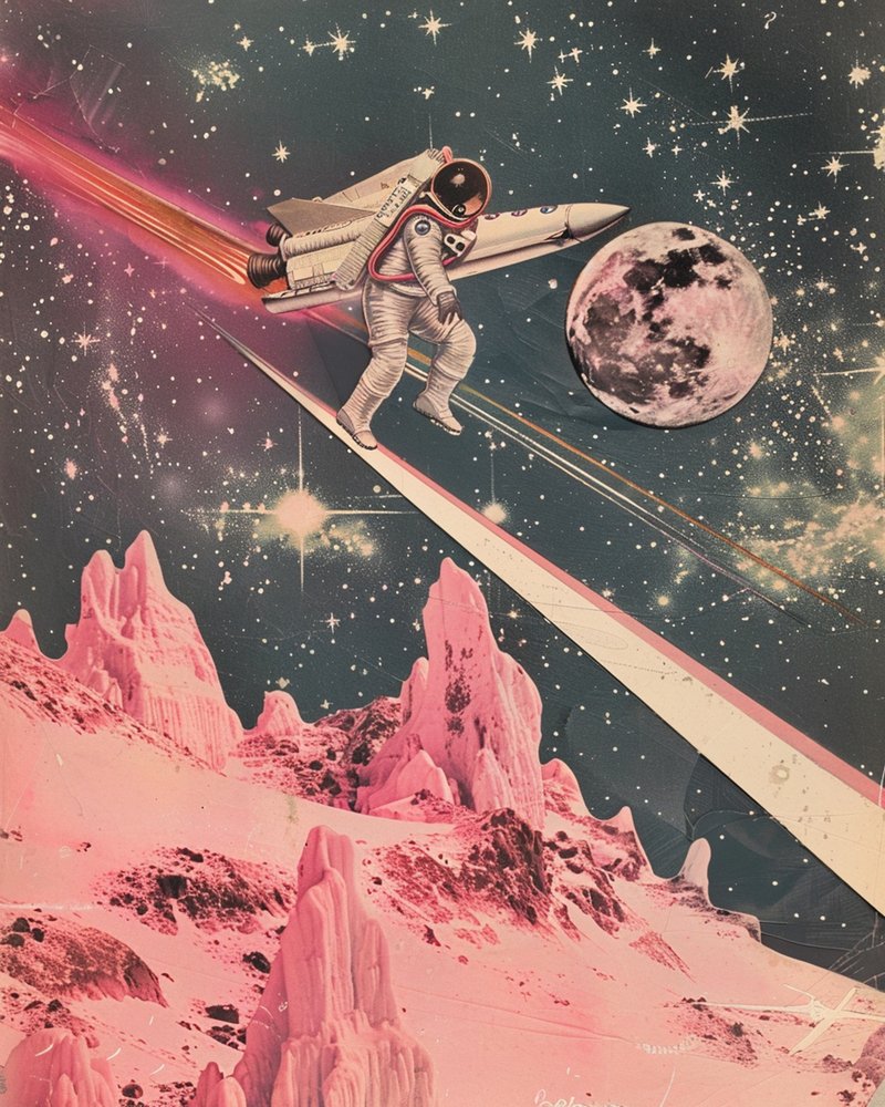 Cosmic Pink Planet-attractie door Samantha Hearn