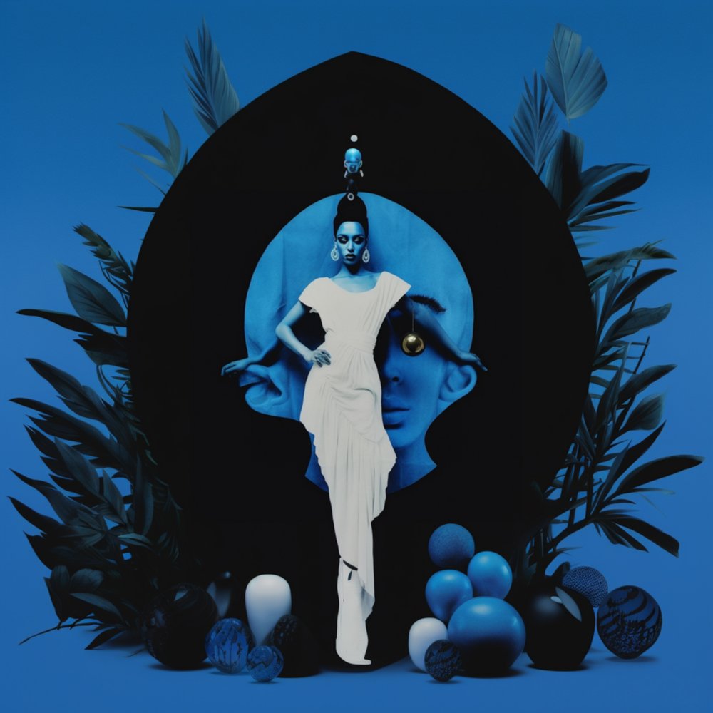 Elegant Blue Vision door Samantha Hearn