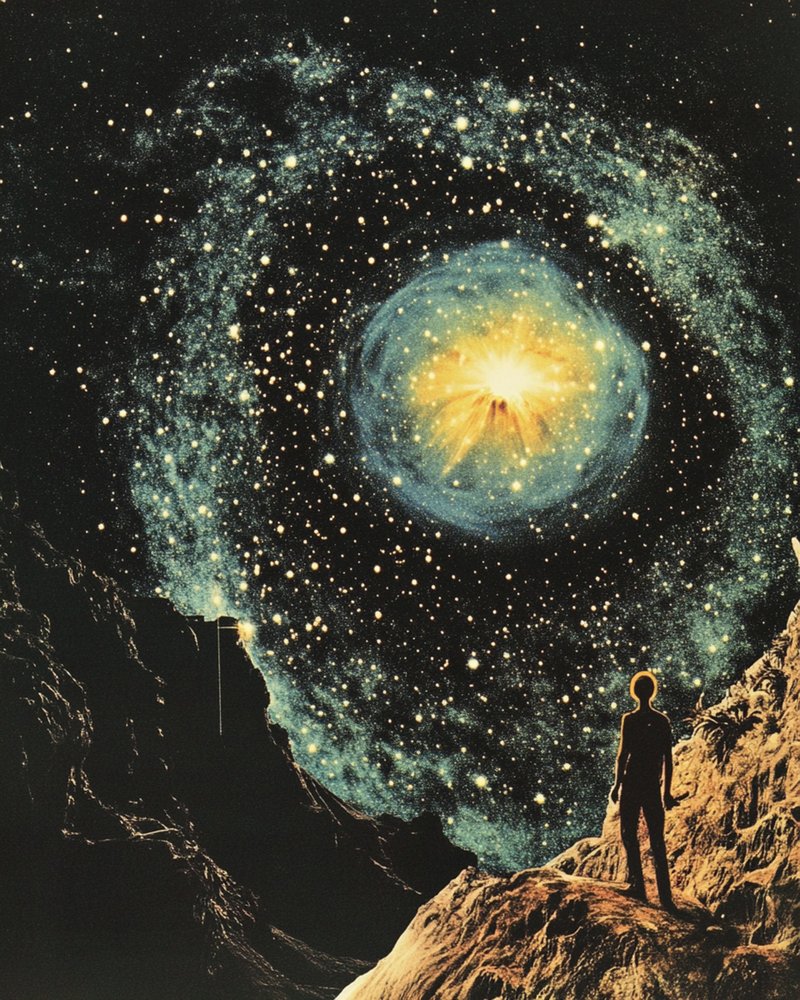 Eenzame kosmische visie door Samantha Hearn