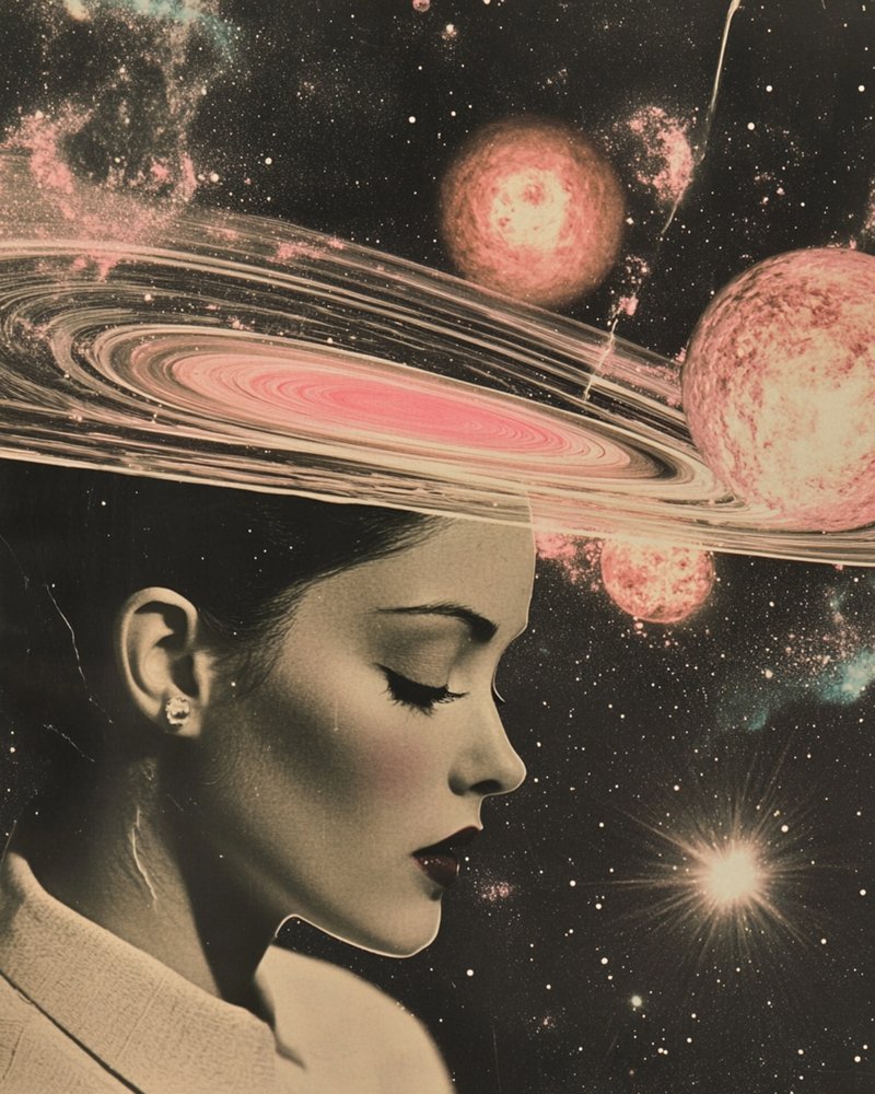 De bedachtzame kosmische vrouw door Samantha Hearn
