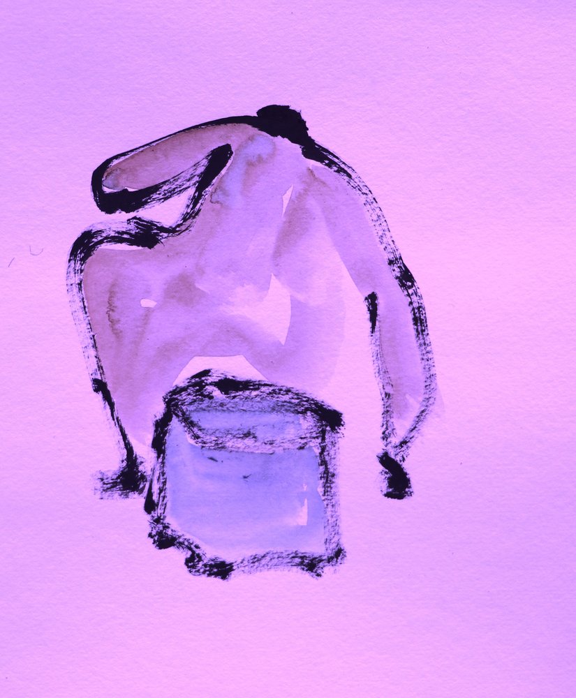 Abstracte lavendelvorm door Santhosh ch