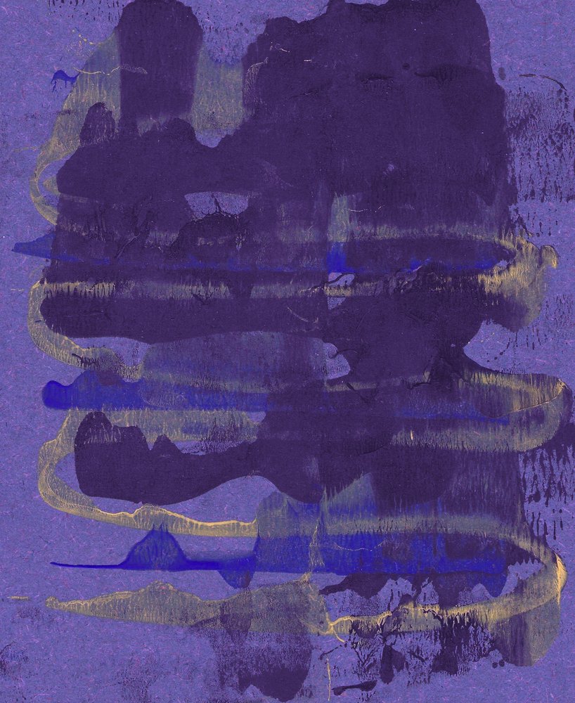 Diepviolet abstract door Santhosh ch