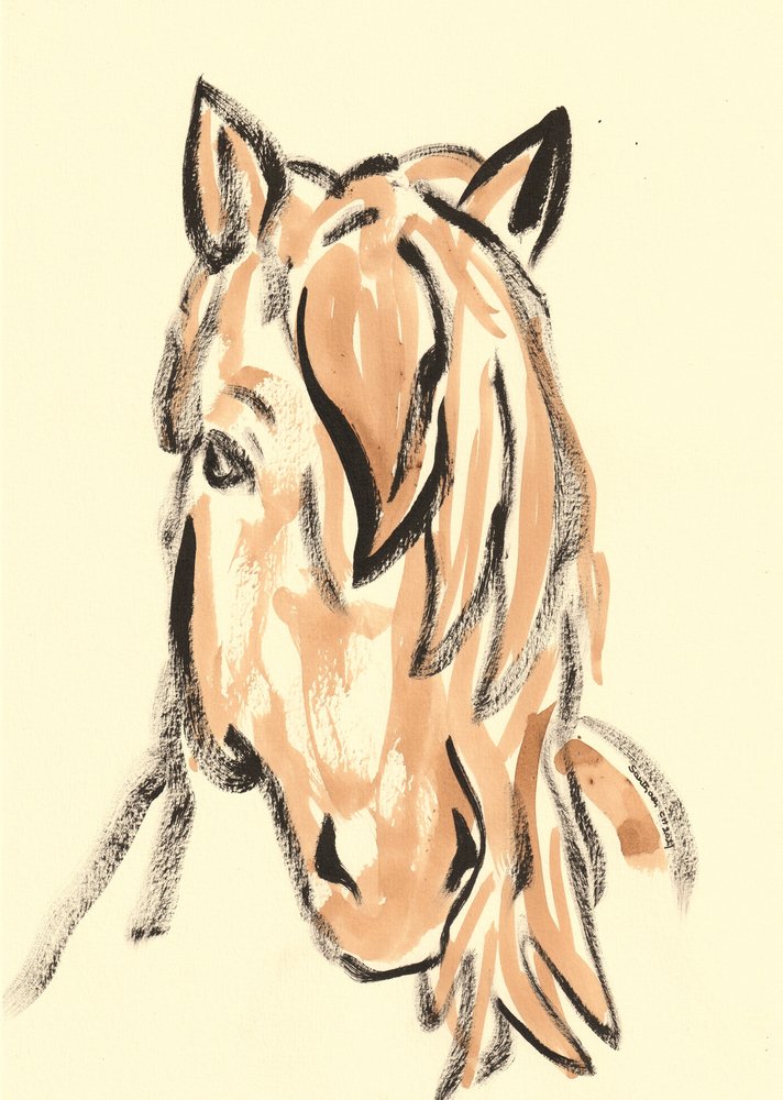 Dynamische paardenkop door Santhosh ch