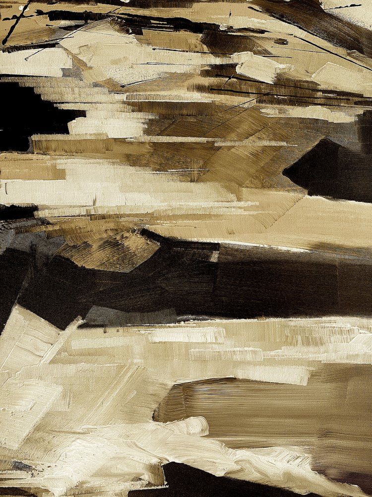 Aardse abstracte streken door Santhosh ch