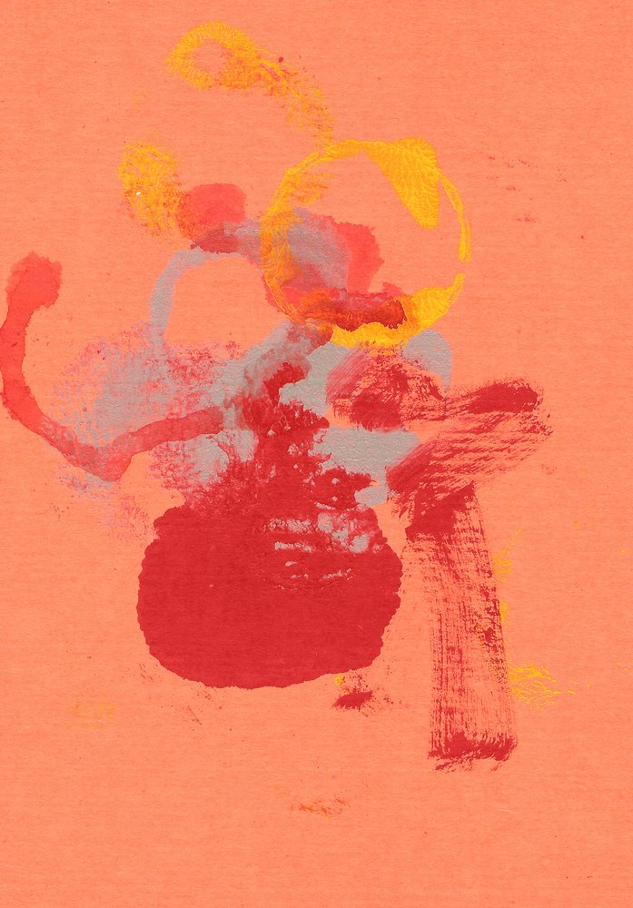 Levendige abstracte penseelstreken door Santhosh ch