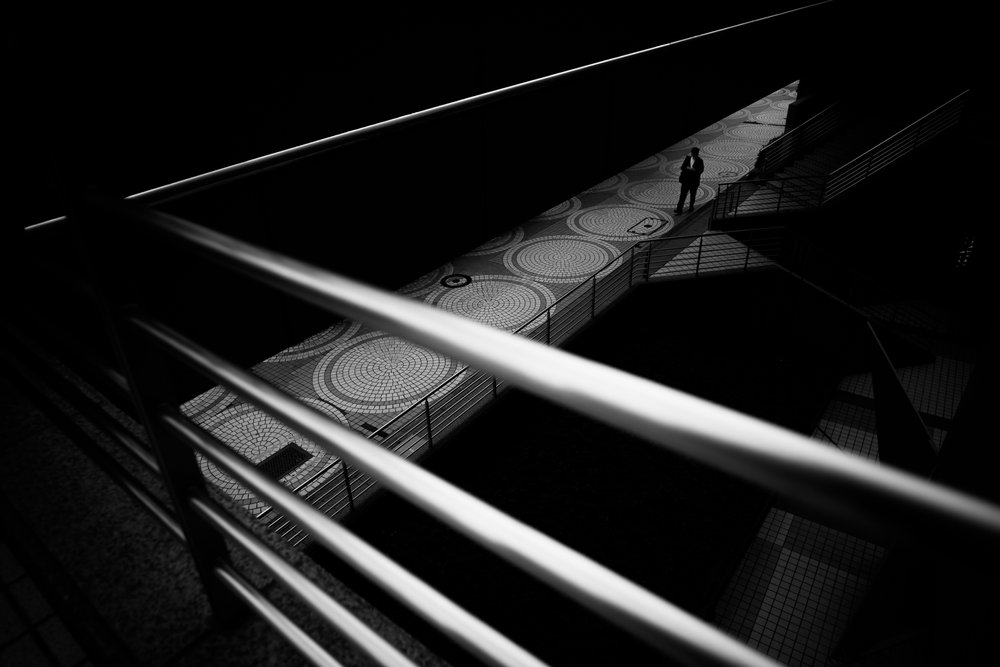 Solitary Man Stadswandelroute door Satoshi Hata
