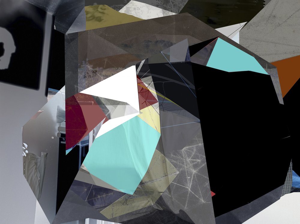Abstracte digitale compositie door Stefan Fransson