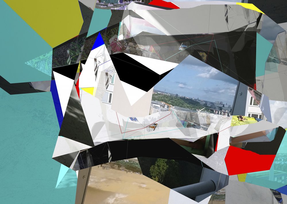 Abstracte stedelijke geometrie door Stefan Fransson