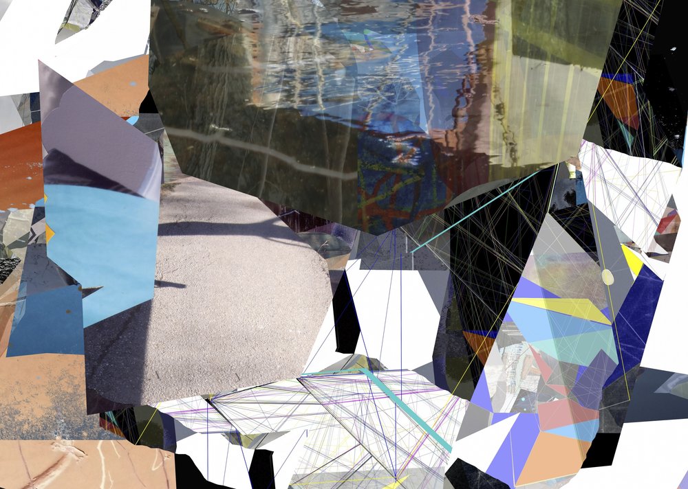Gefragmenteerde stedelijke abstractie door Stefan Fransson