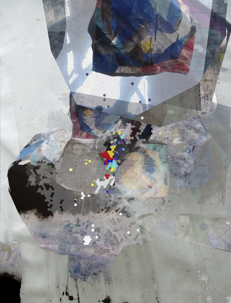 Moderne abstracte collage door Stefan Fransson