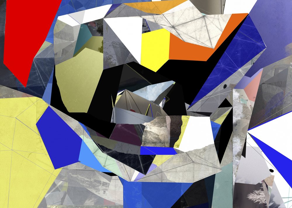 Levendige, gefragmenteerde geometrie door Stefan Fransson