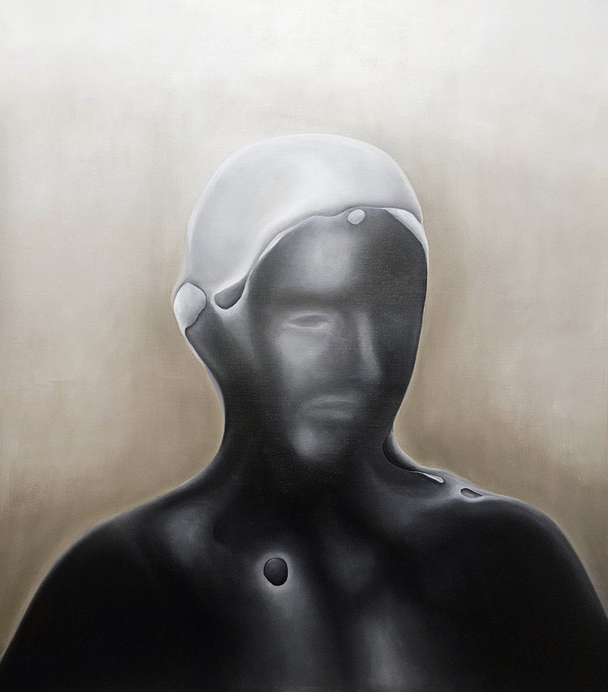 Abstracte donkere figuur door Stefano Mazzolini