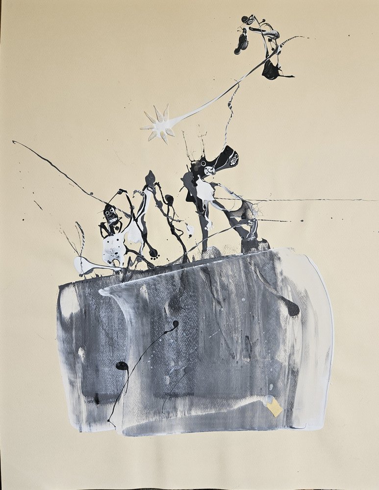 Abstracte stervormige figuren door Stefano Mazzolini