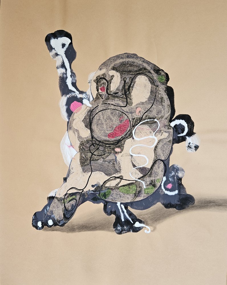 Bizarre dansende figuur door Stefano Mazzolini