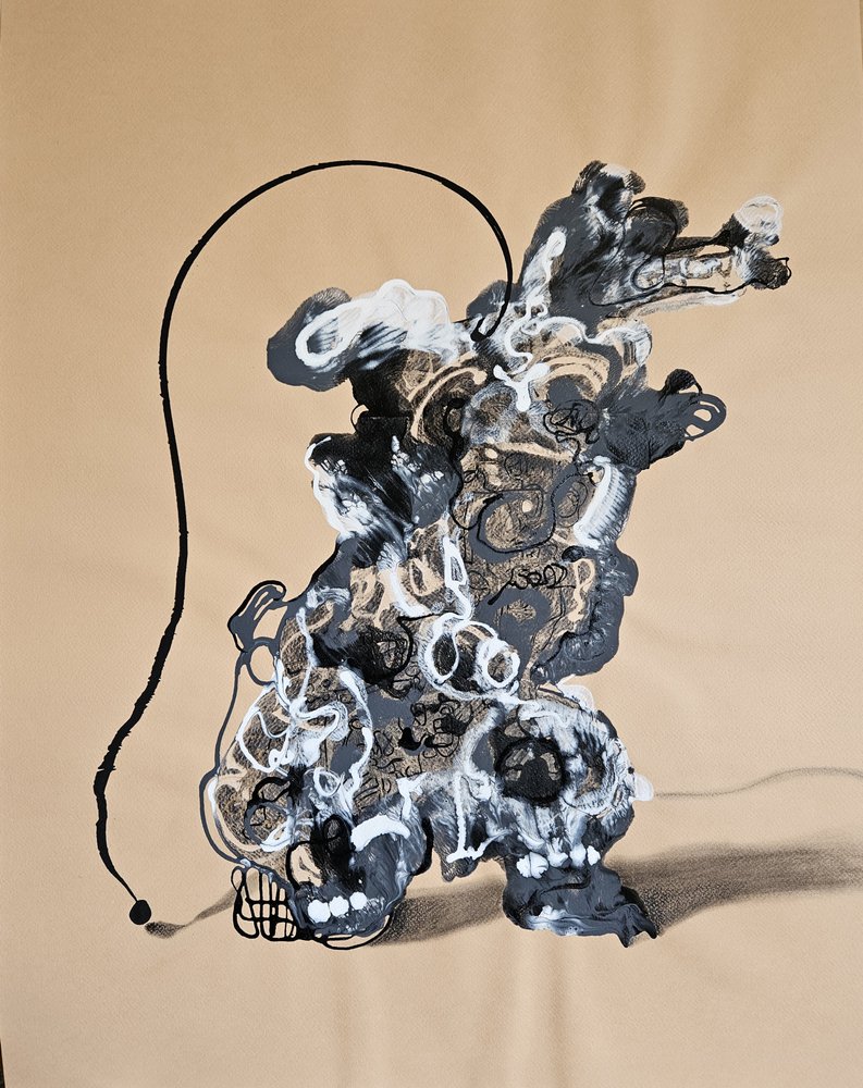 Chaotische abstracte vorm door Stefano Mazzolini