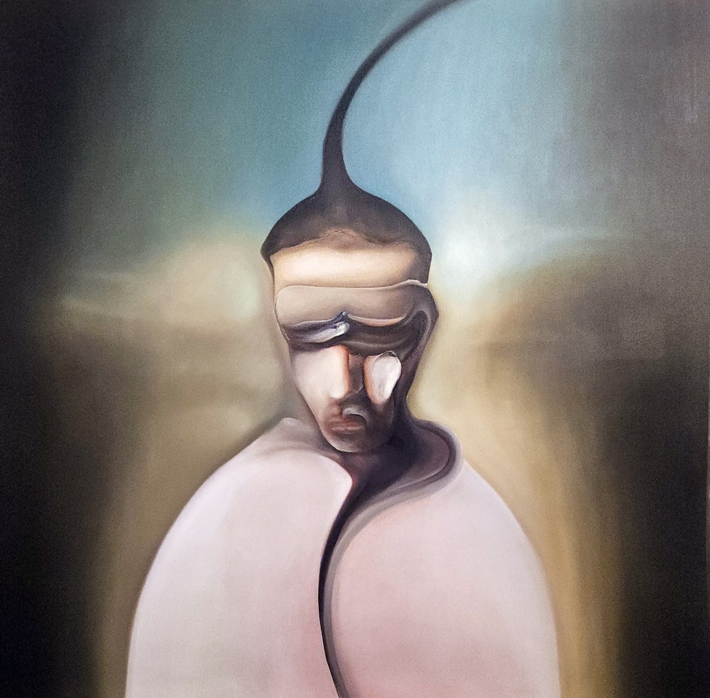 Donkere surrealistische figuur door Stefano Mazzolini
