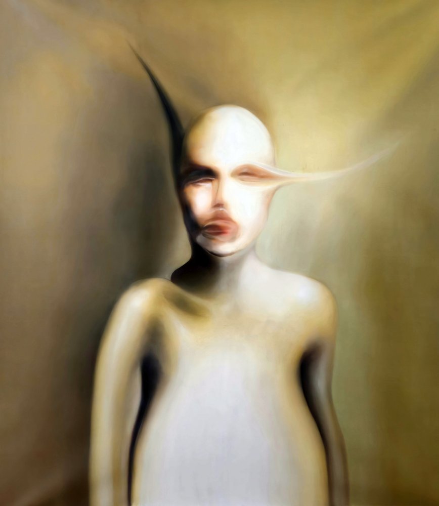 Vervormd surrealistisch portret door Stefano Mazzolini