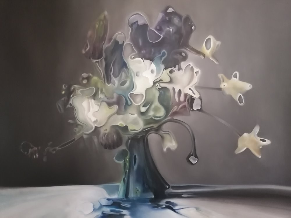 Vloeiende abstracte bloemen door Stefano Mazzolini