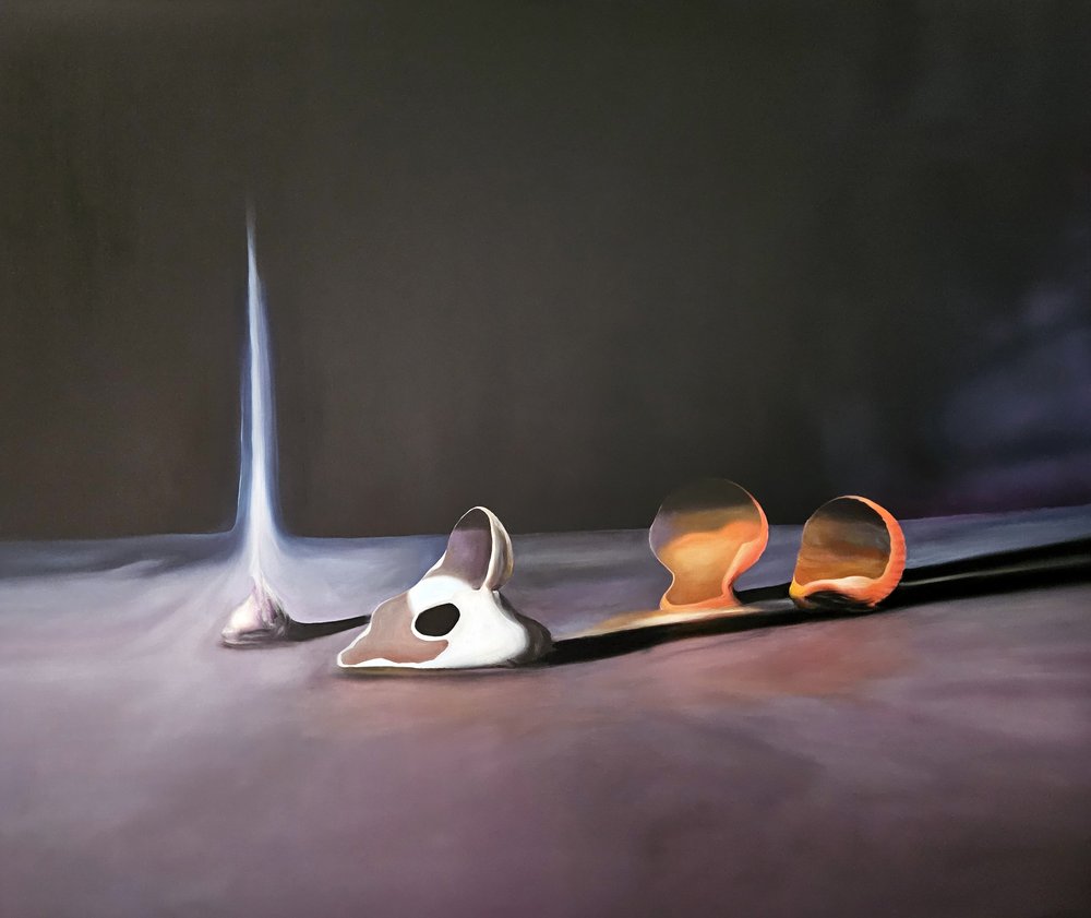 Gloeiende abstracte vormen door Stefano Mazzolini